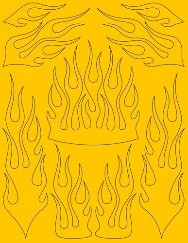 Flames maschere vernice - x-flames,