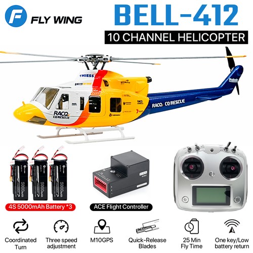 Fly wing bell 412 - fly, rc