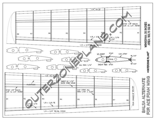Balsa vecchia per ace foam - balsa,